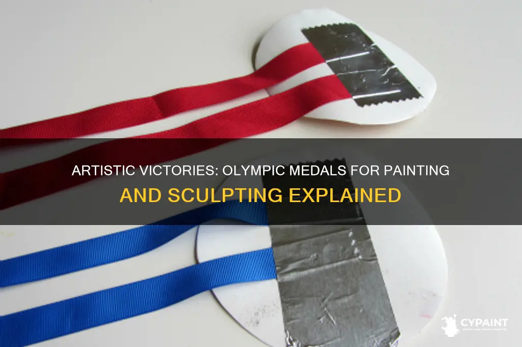 why were olympic medals awarded for painting and sculpting