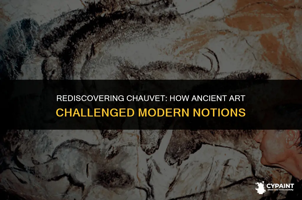 why were the chauvet cave paintings described as being modern