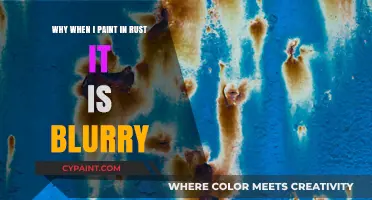 Why Rust Paint Appears Blurry: Causes and Solutions Explained