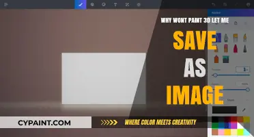 Troubleshooting Paint 3D: Why Can't I Save as Image?