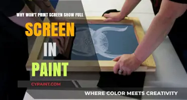 Troubleshooting Print Screen: Why It Won't Capture Full Screen in Paint