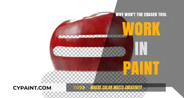 Troubleshooting Paint: Why the Eraser Tool Isn't Functioning Properly