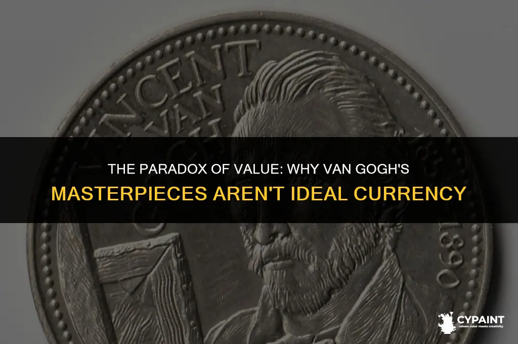 why would a van gogh painting be undesirable as money