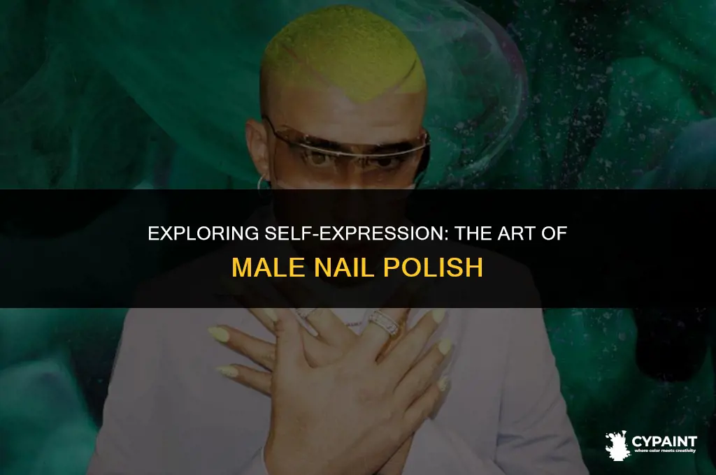 why would aman paint the fingernils on his right hand