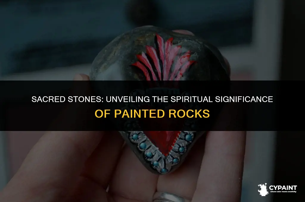 why would someone paint a precious rock for religious reasons