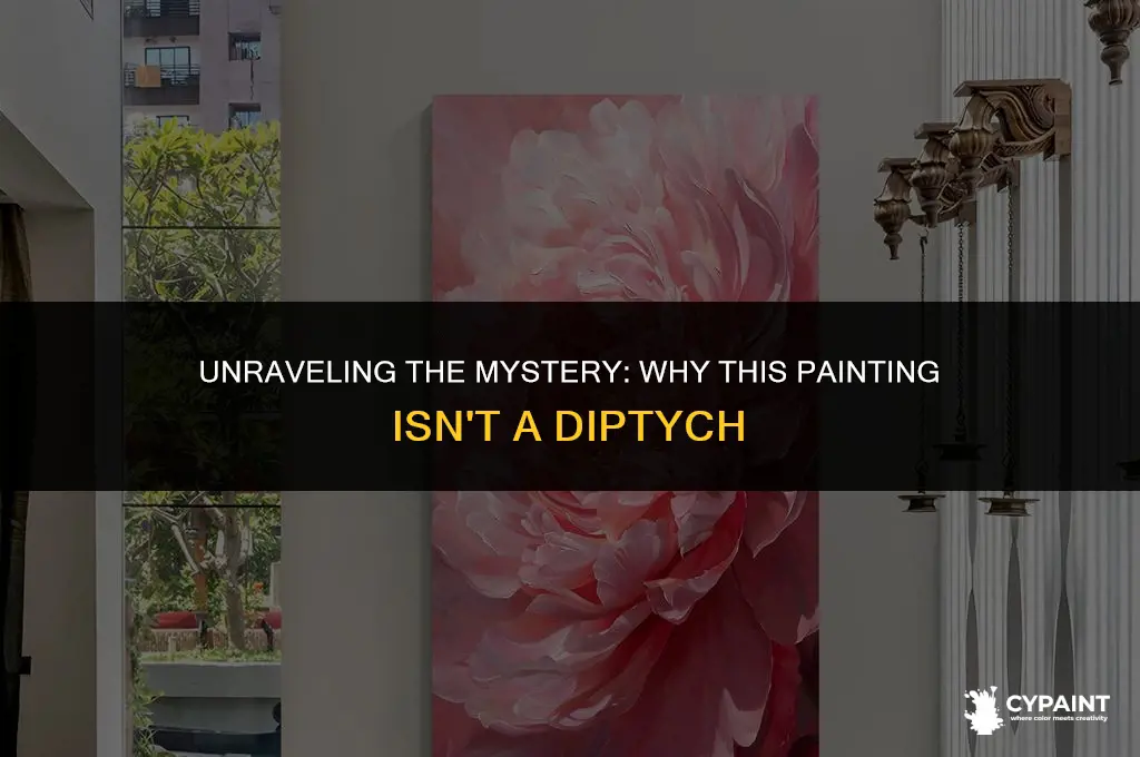 why would this painting not be classified as a diptych