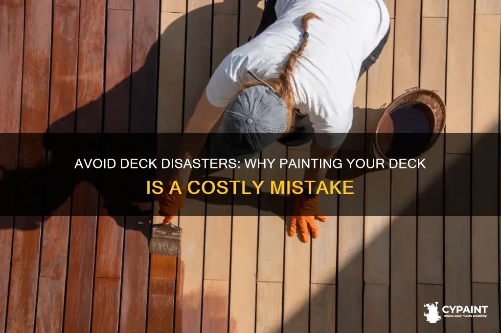 why you should never paint a deck