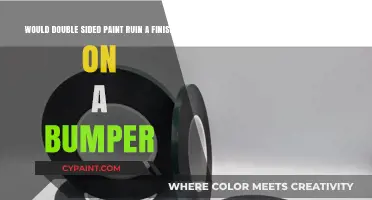 Could Double-Sided Tape Ruin Your Bumper's Finish?