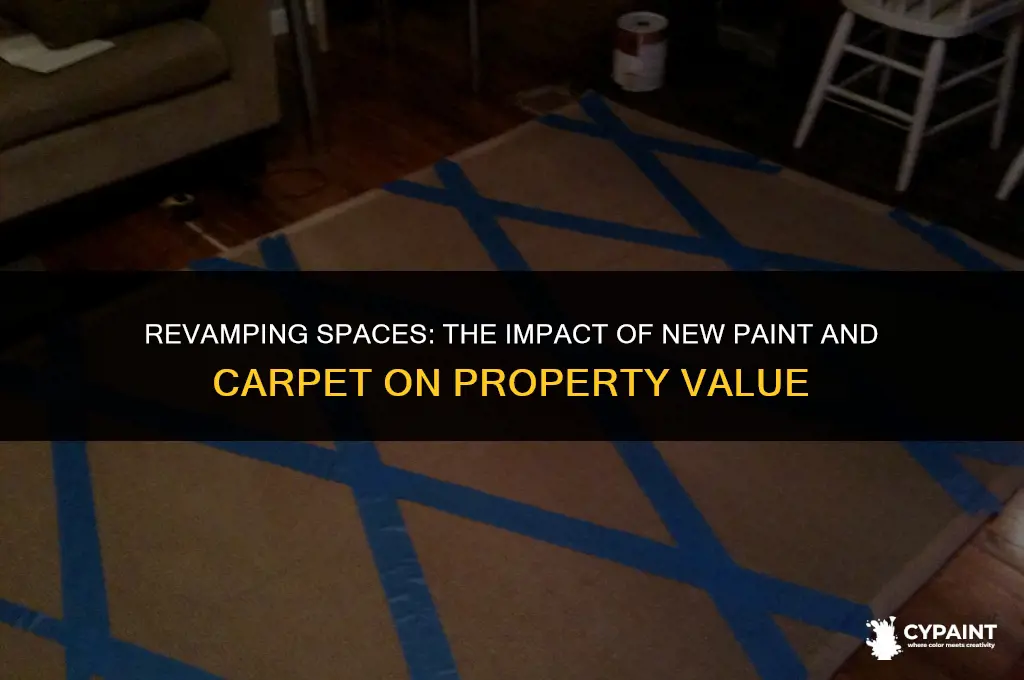would new paint and carpet be added to carrying value