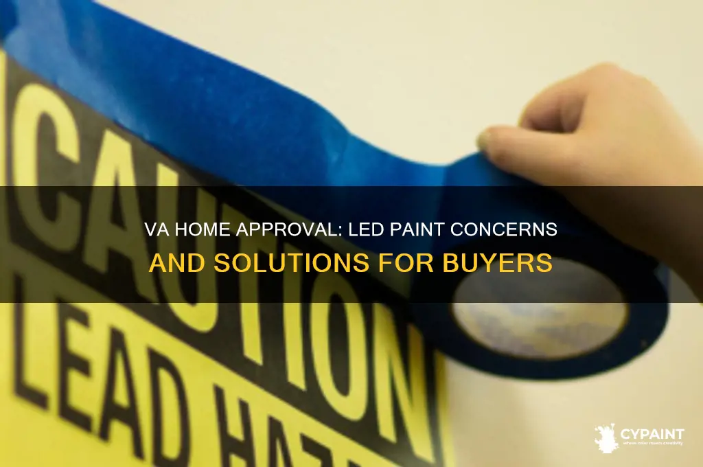 would the va approve a home with led paint