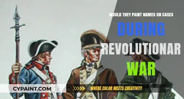 Revolutionary War Soldiers: Did They Paint Names on Their Cases?