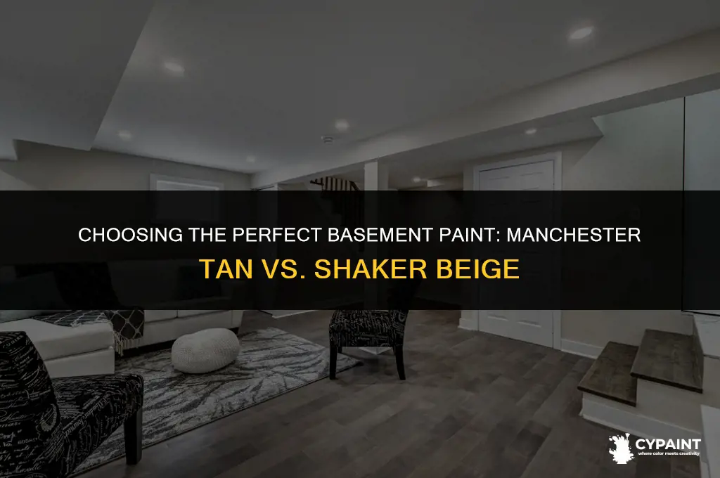 would you paint your basement manchester tan or shaker beige
